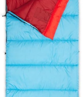 Coleman Flatlands Sleeping Bag, Made from 100% Recycled Material, Cool Weather Adult Sleep Sack